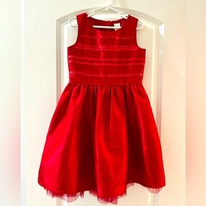 Girls Gymboree Red Holiday Dress
